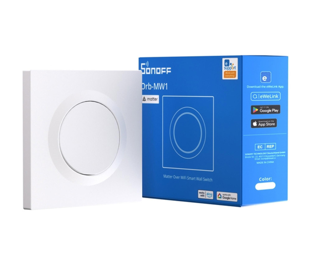 Sonoff Smart Przełącznik ścienny MINIR4M-E Matter - 1489942 - zdjęcie